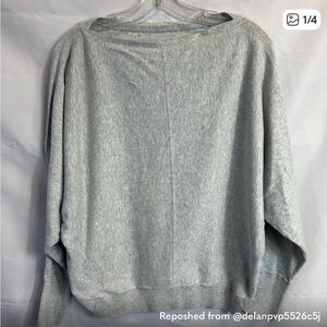 ALLSAINTS Gray Ellie Pullover Sweater Top